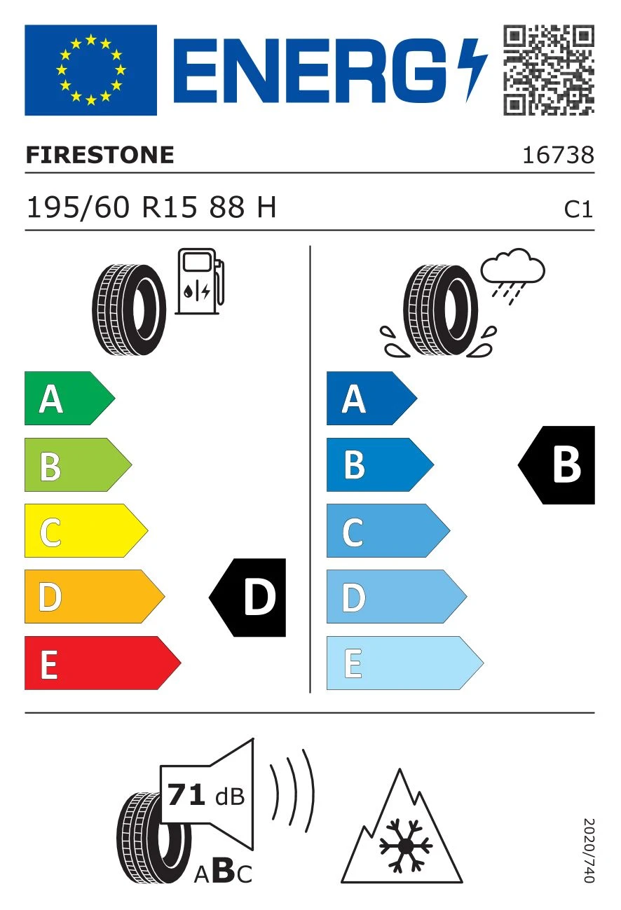 195/60R16 opona FIRESTONE MULTISEASON 2 89H